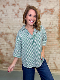 Aspen Gingham Top