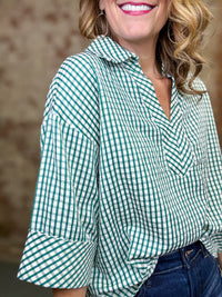 Aspen Gingham Top