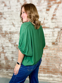 Tara Leopard Trim Top