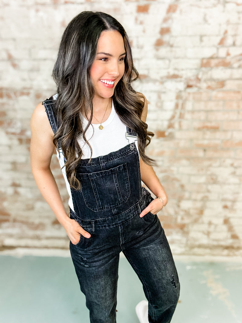 Angelica Black Overalls