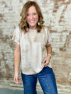 Tulli Metallic Top