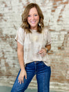 Tulli Metallic Top