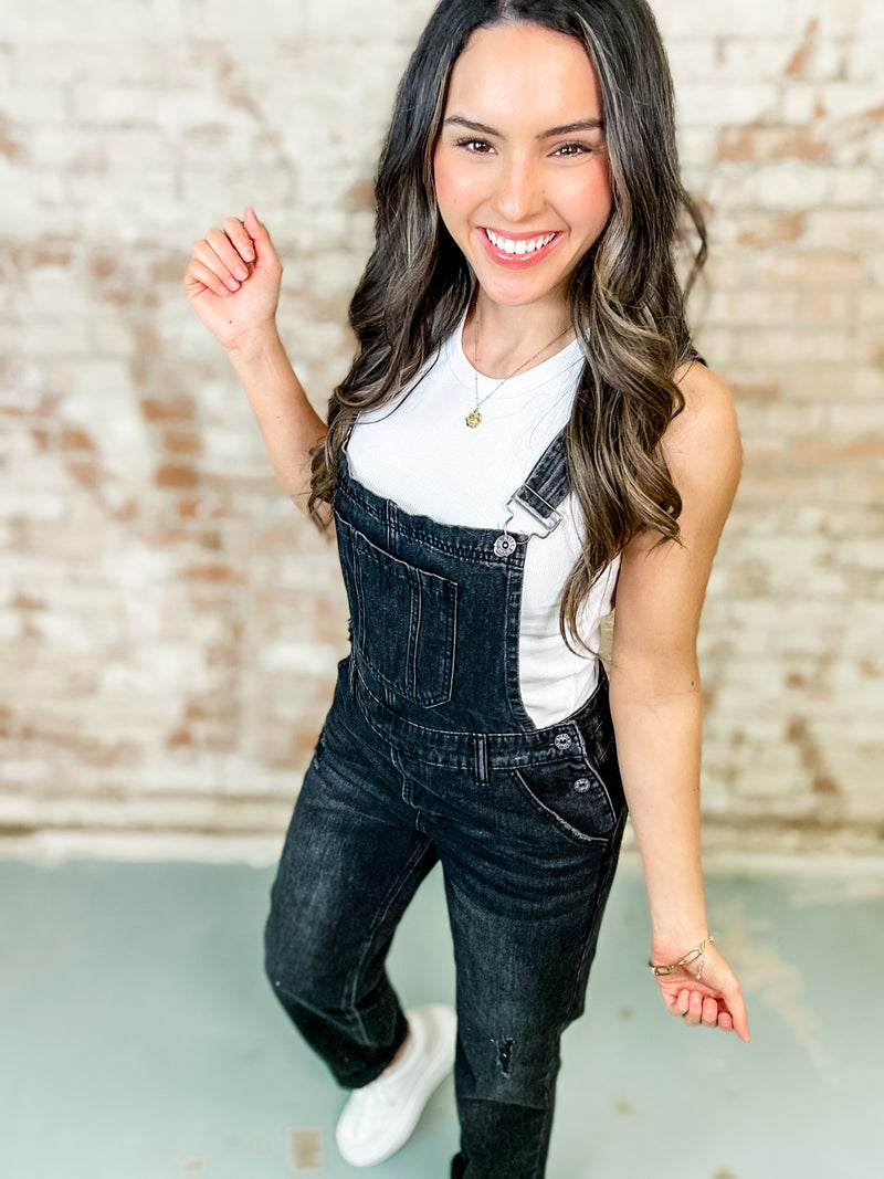 Angelica Black Overalls