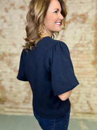 Blixen Solid Knit Top