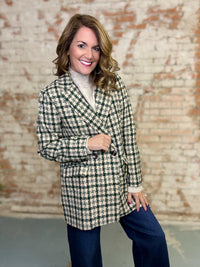 Nicholas Plaid Blazer Coat