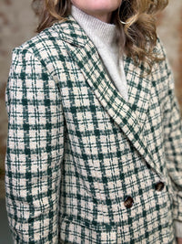 Nicholas Plaid Blazer Coat