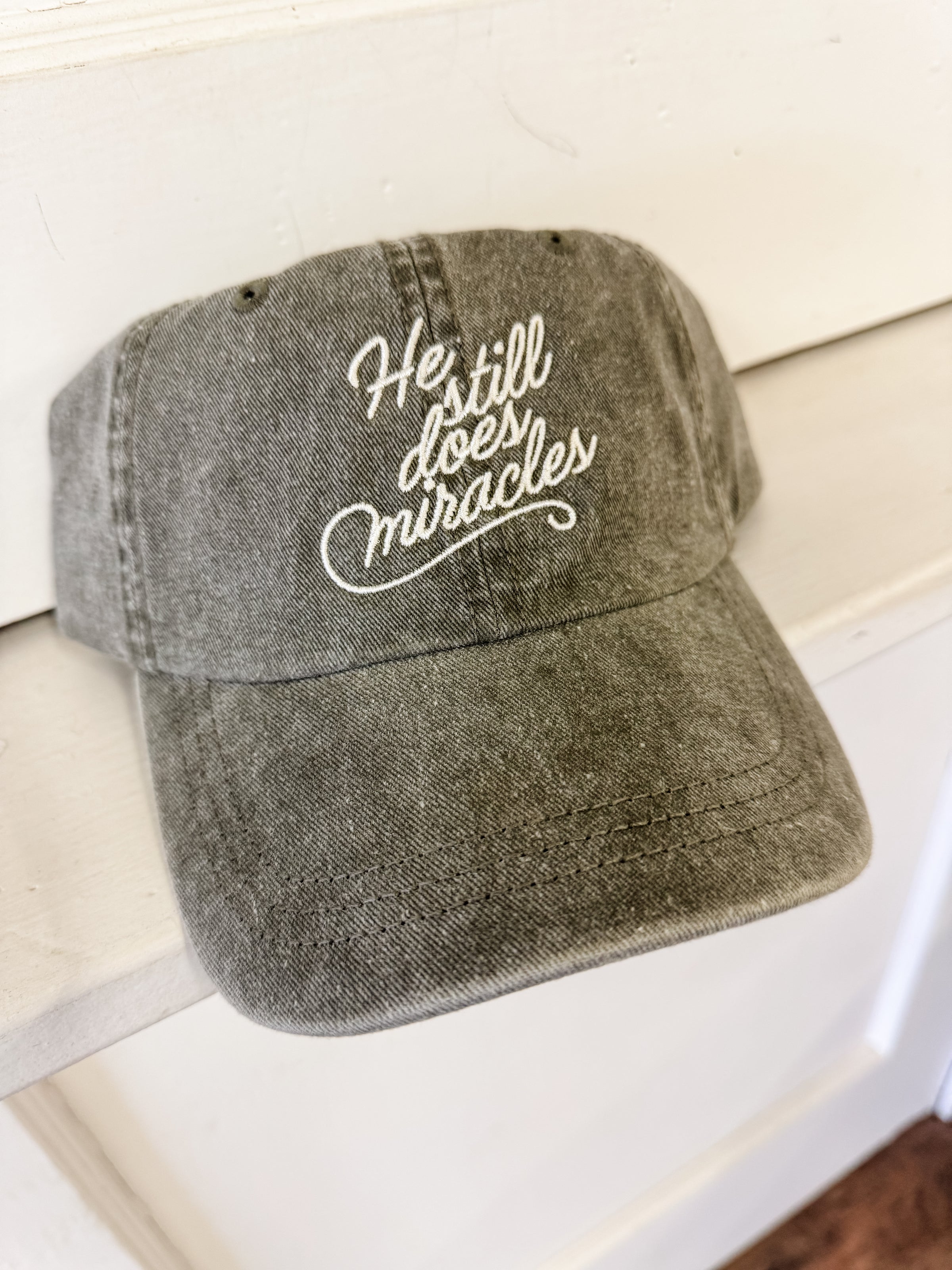 He Still Does Miracles Twill Cap