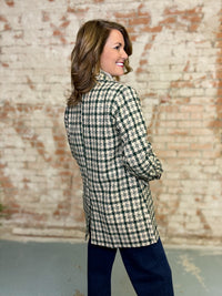 Nicholas Plaid Blazer Coat