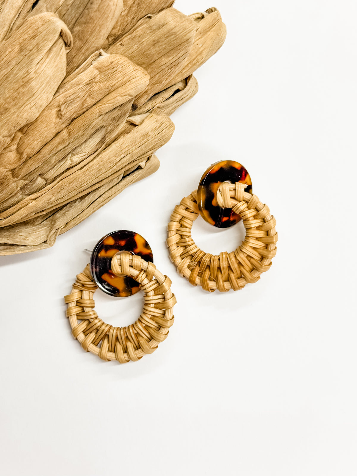 Kortnie Woven Hoop Earrings