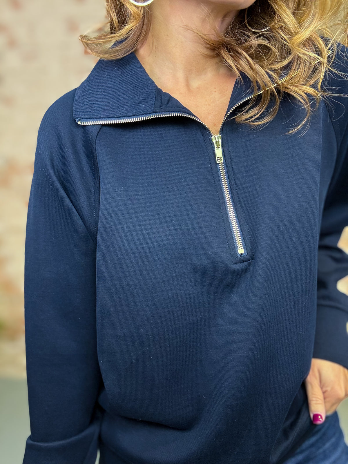 Chris Solid Pullover Top