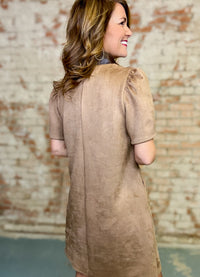 THML Maribel Suede Dress