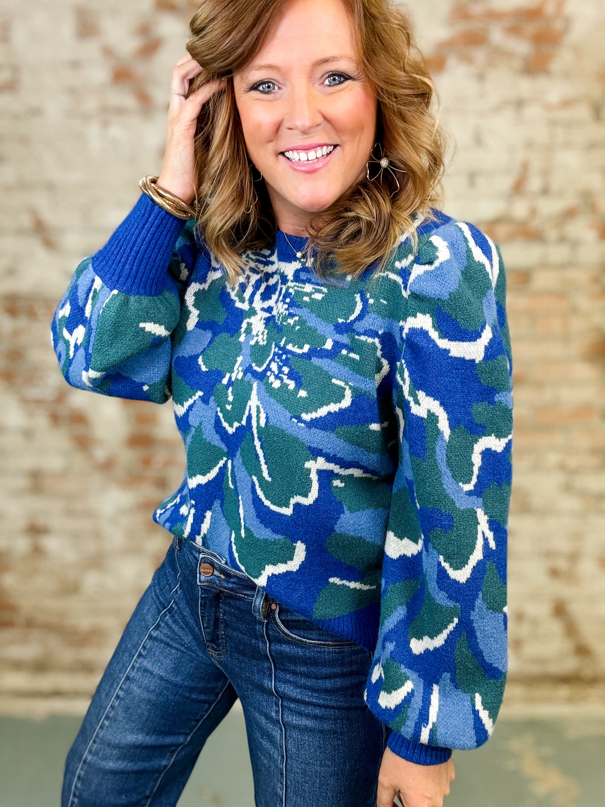 Monica Pleated Long Sleeve Top