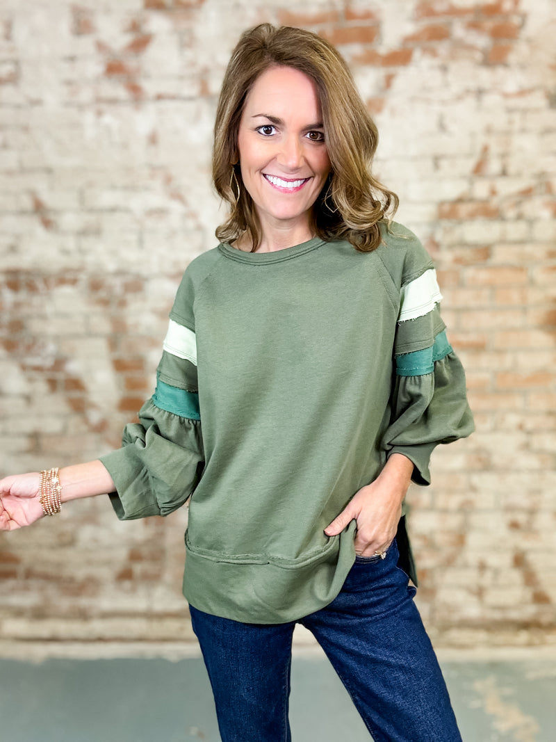 Ariel Color Block Top