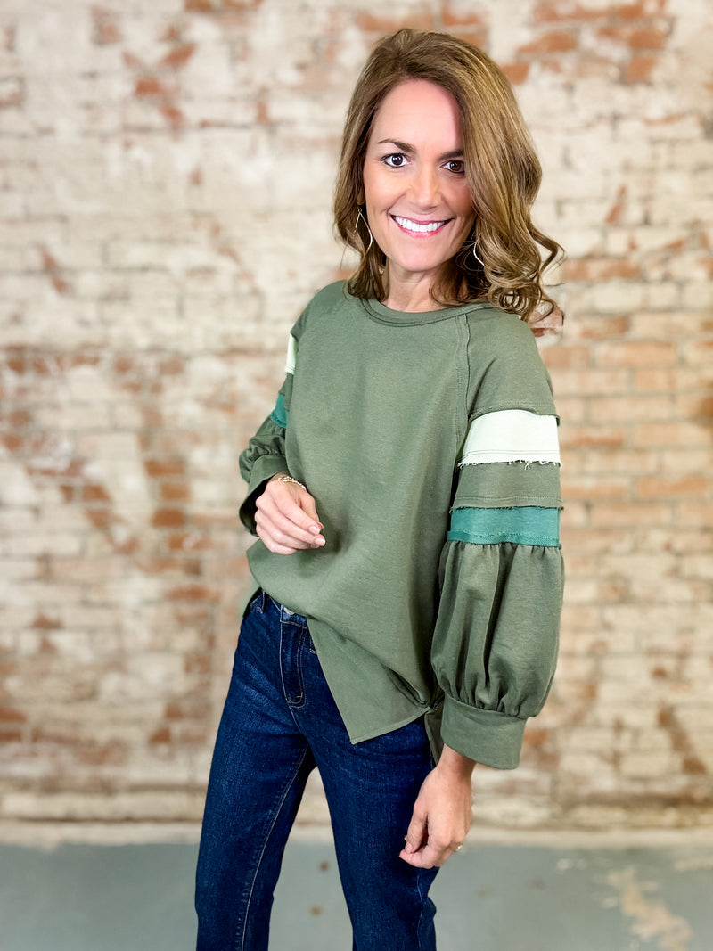 Ariel Color Block Top