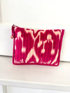 Rosalind Cotton Velvet Zipper Pouch