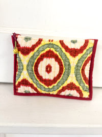Rosalind Cotton Velvet Zipper Pouch