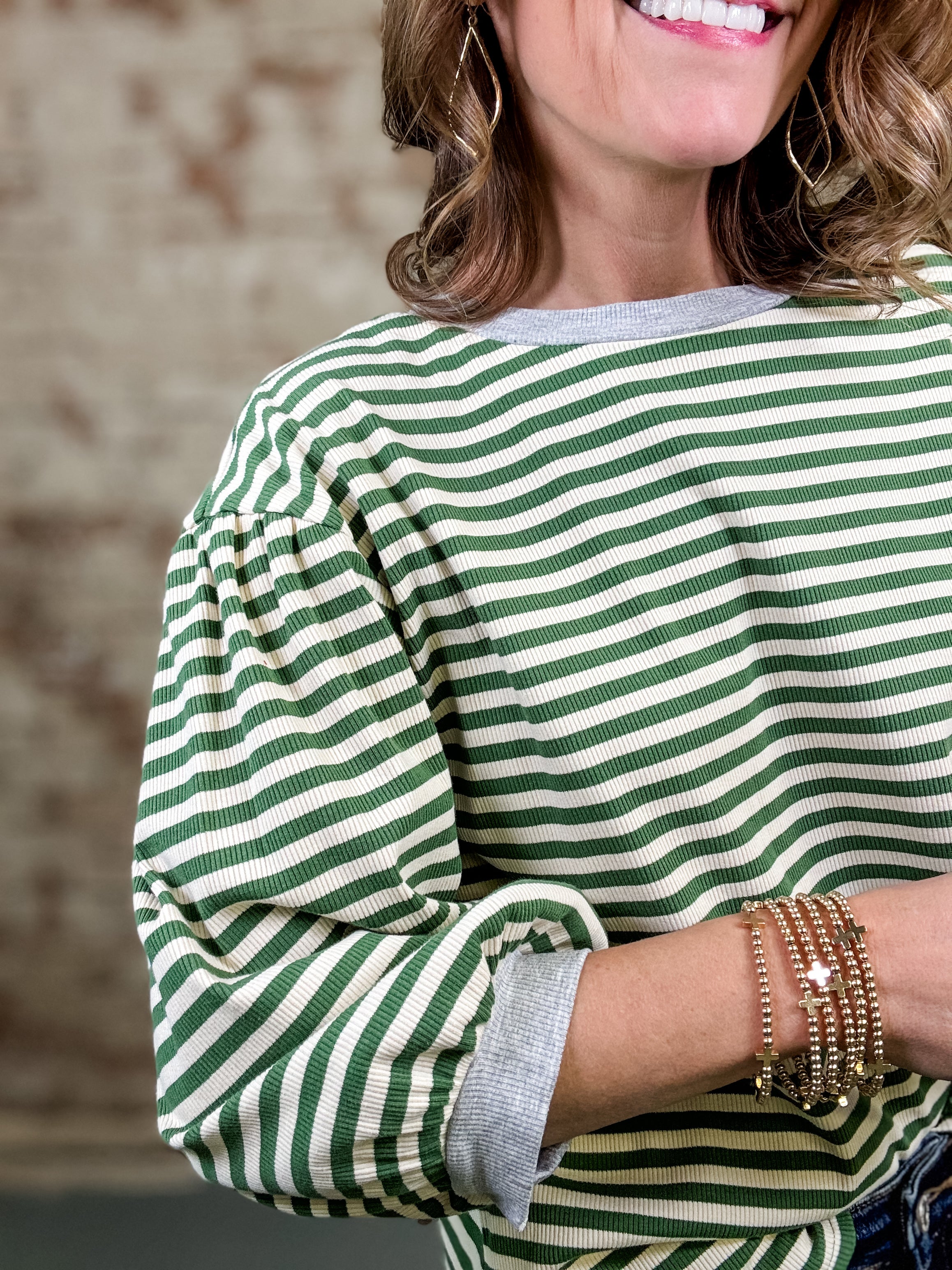 Pindergrass Stripe Top