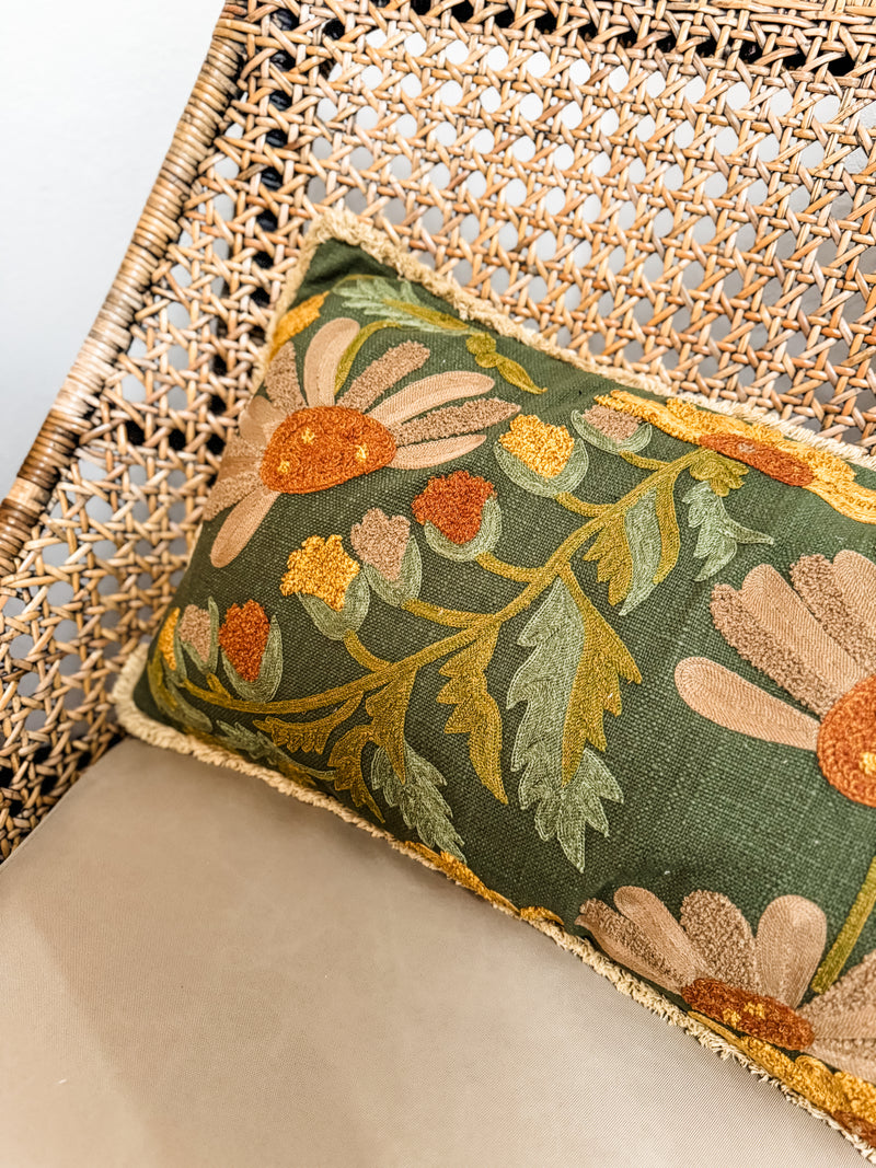 Fall Floral Pillow