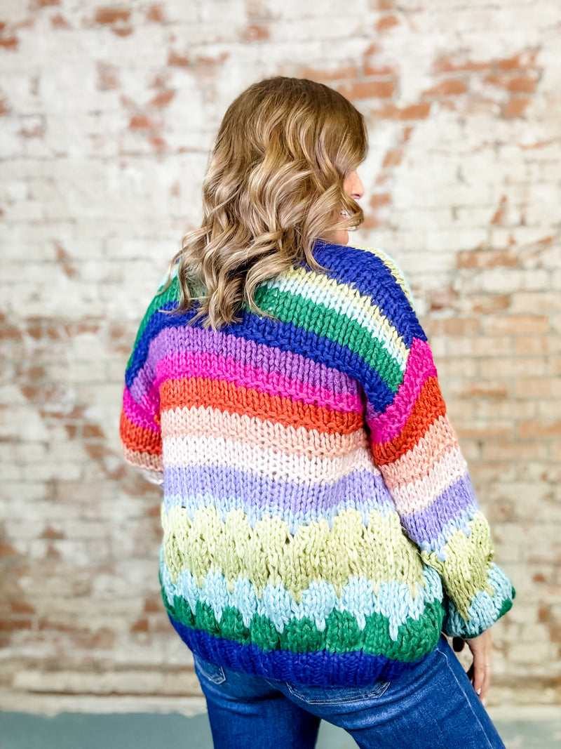 Tierny Colorful Cardigan