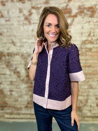 Violeta Scalloped Top