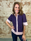 Violeta Scalloped Top