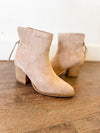Wesley Suede Stacked Bootie