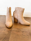Wesley Suede Stacked Bootie