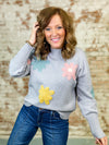 THML Lilas Flower Sweater