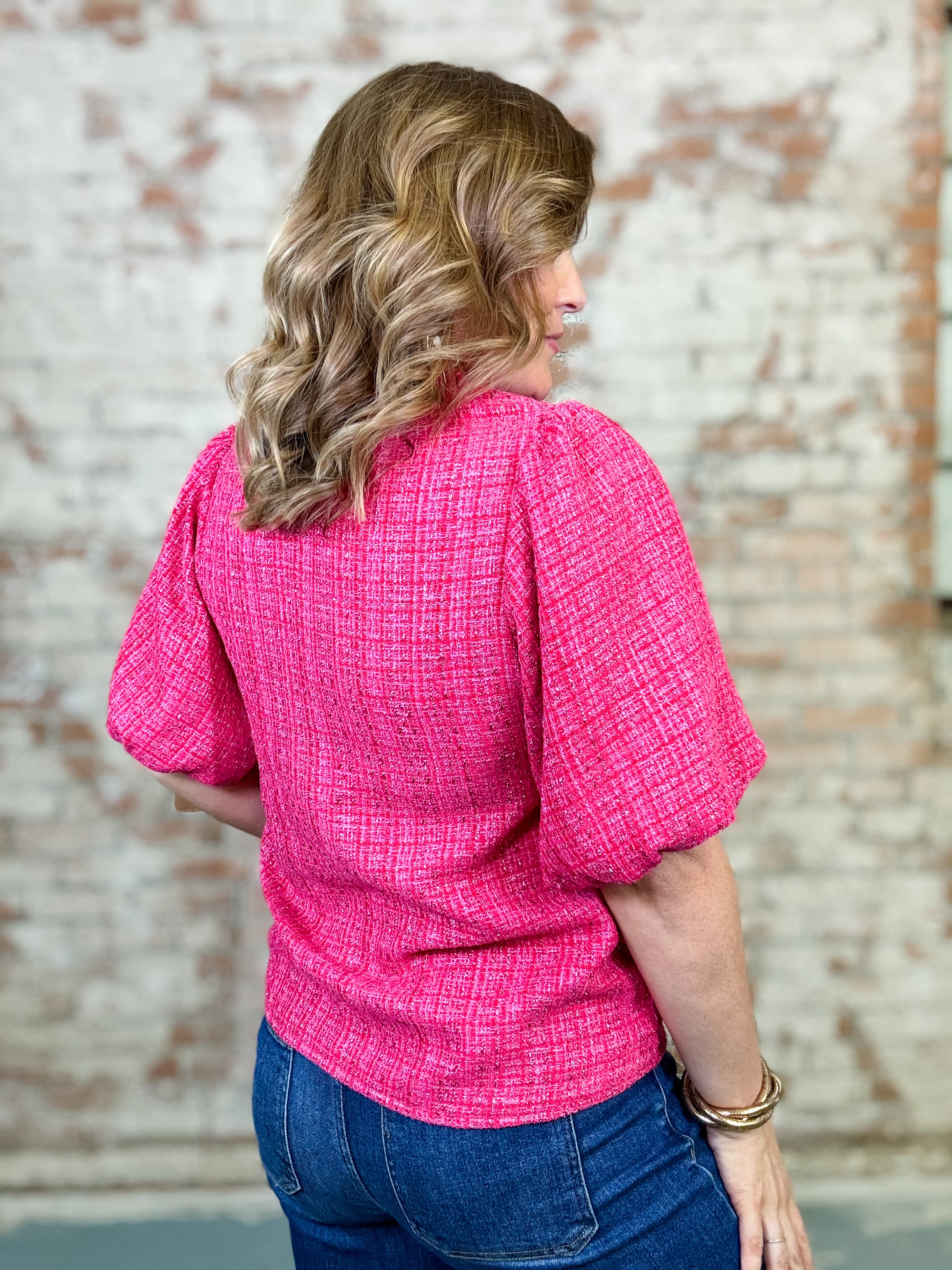 THML Jessa Tweed Top