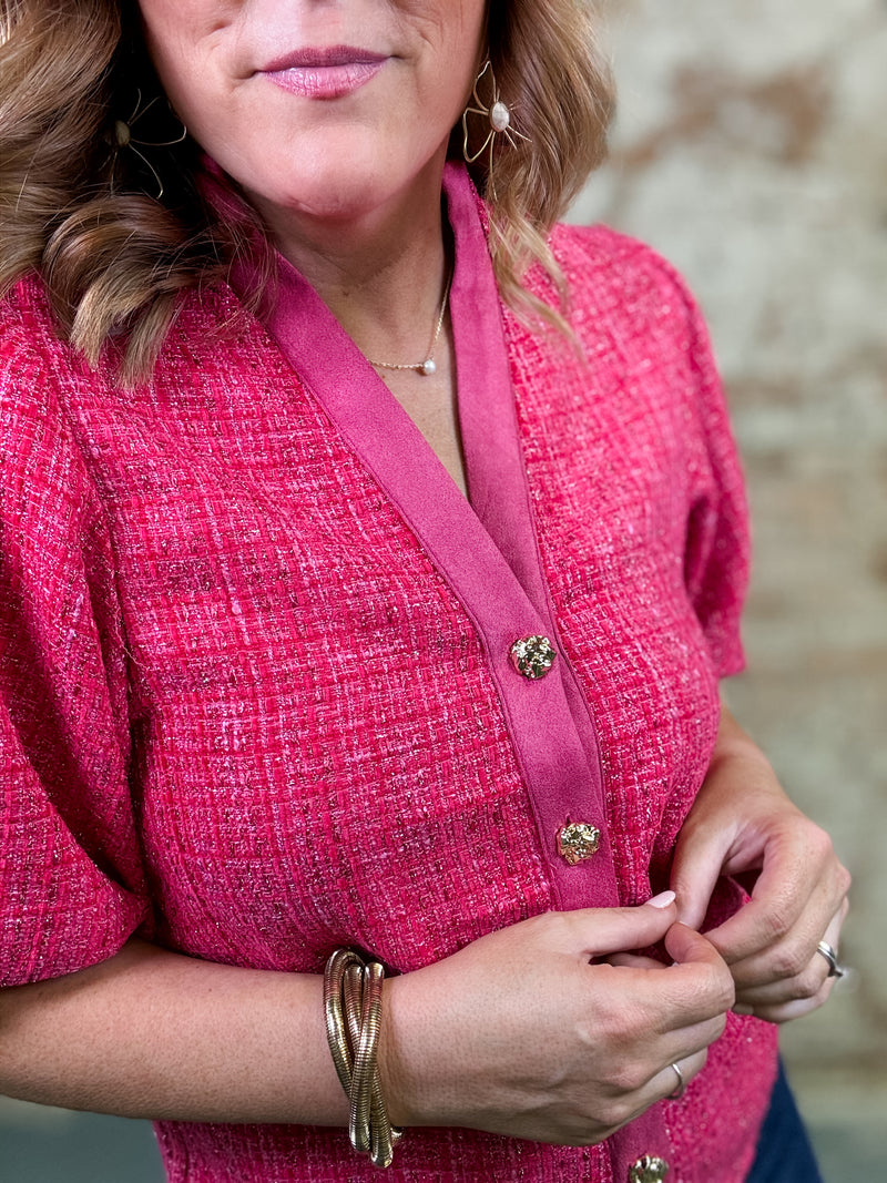 THML Jessa Tweed Top