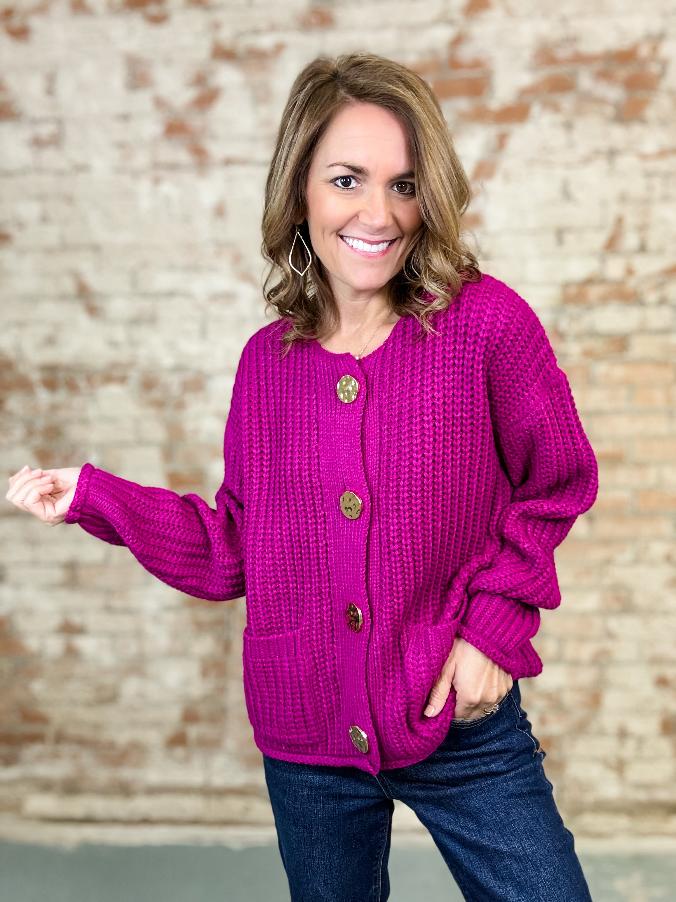 Aurin Button Down Sweater