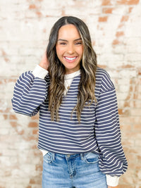 Alleisha Stripe Long Sleeve Top