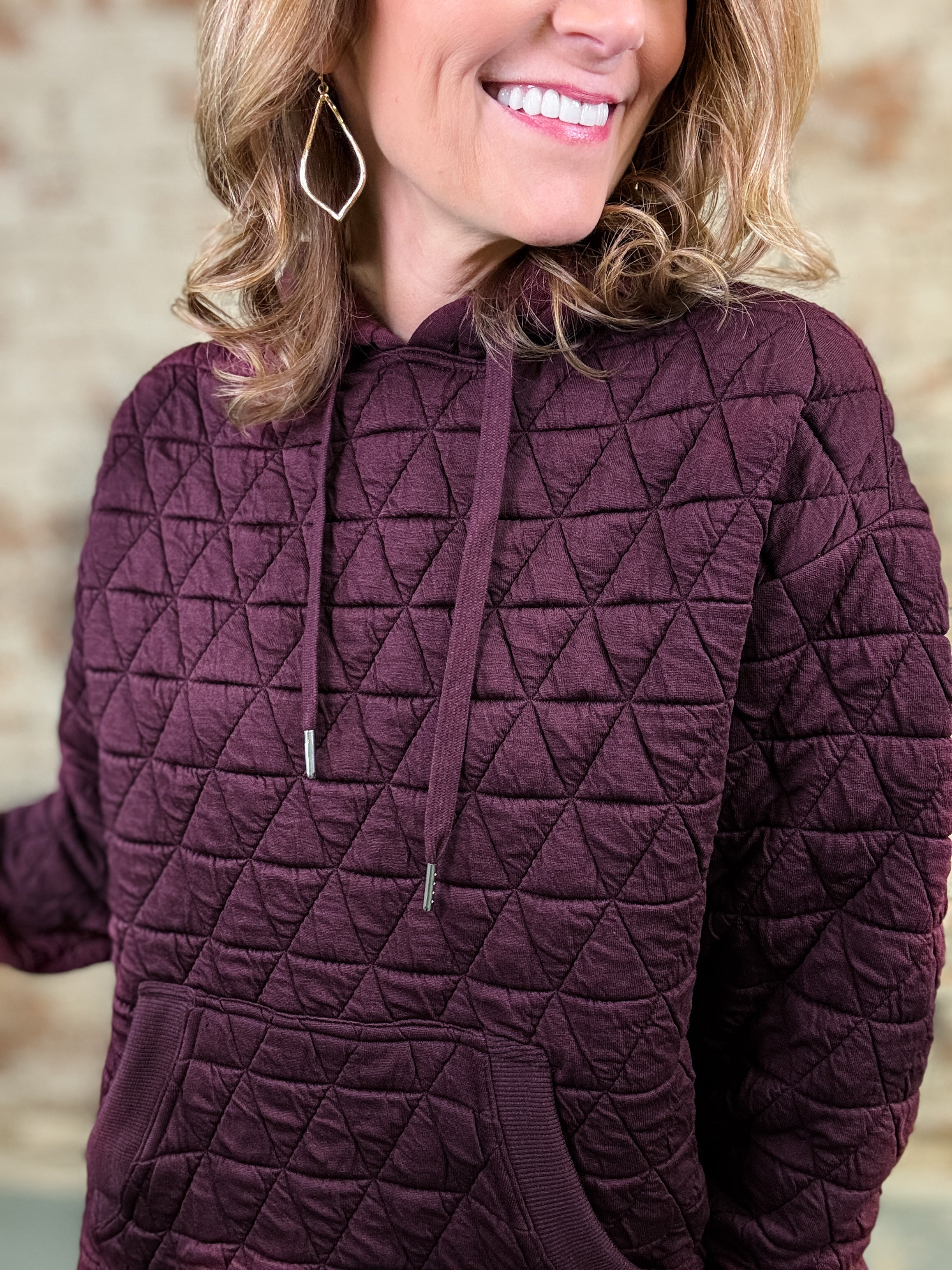 Tessah Quilted Pullover