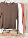 Regan Basic Fitted Long Sleeve Top