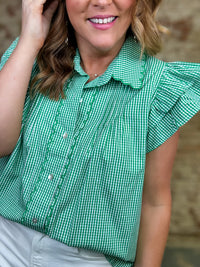 Miranda Gingham Top