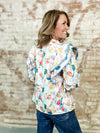 Elena Floral Ruffle Top