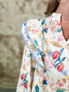 Elena Floral Ruffle Top