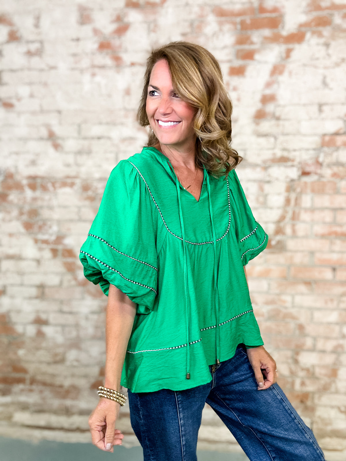 Kady Piping Detail Top