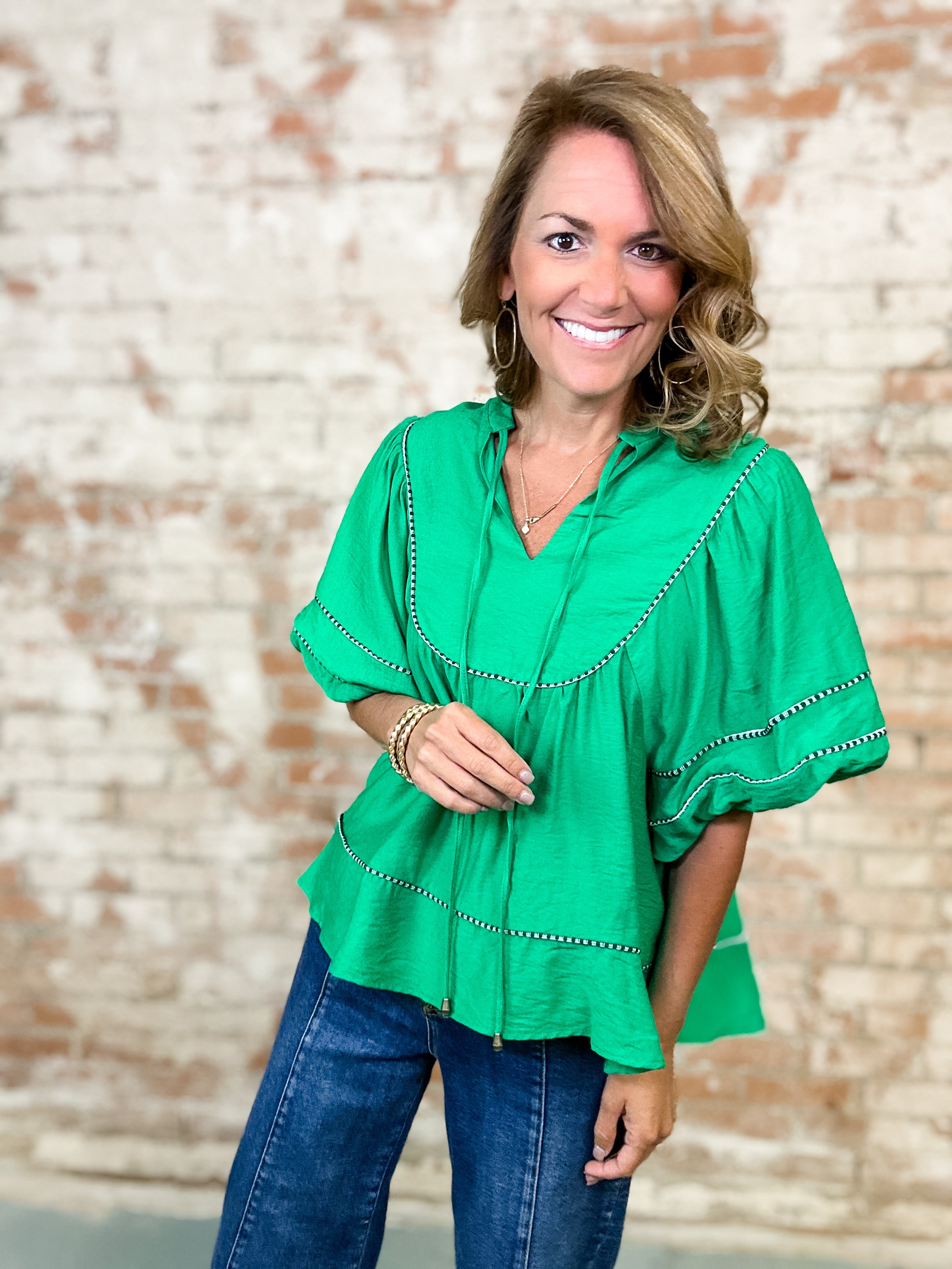 Kady Piping Detail Top