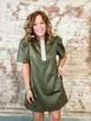 THML Aurelia Suede Dress