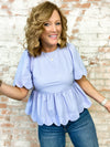 Coraline Scalloped Top
