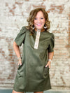 THML Aurelia Suede Dress
