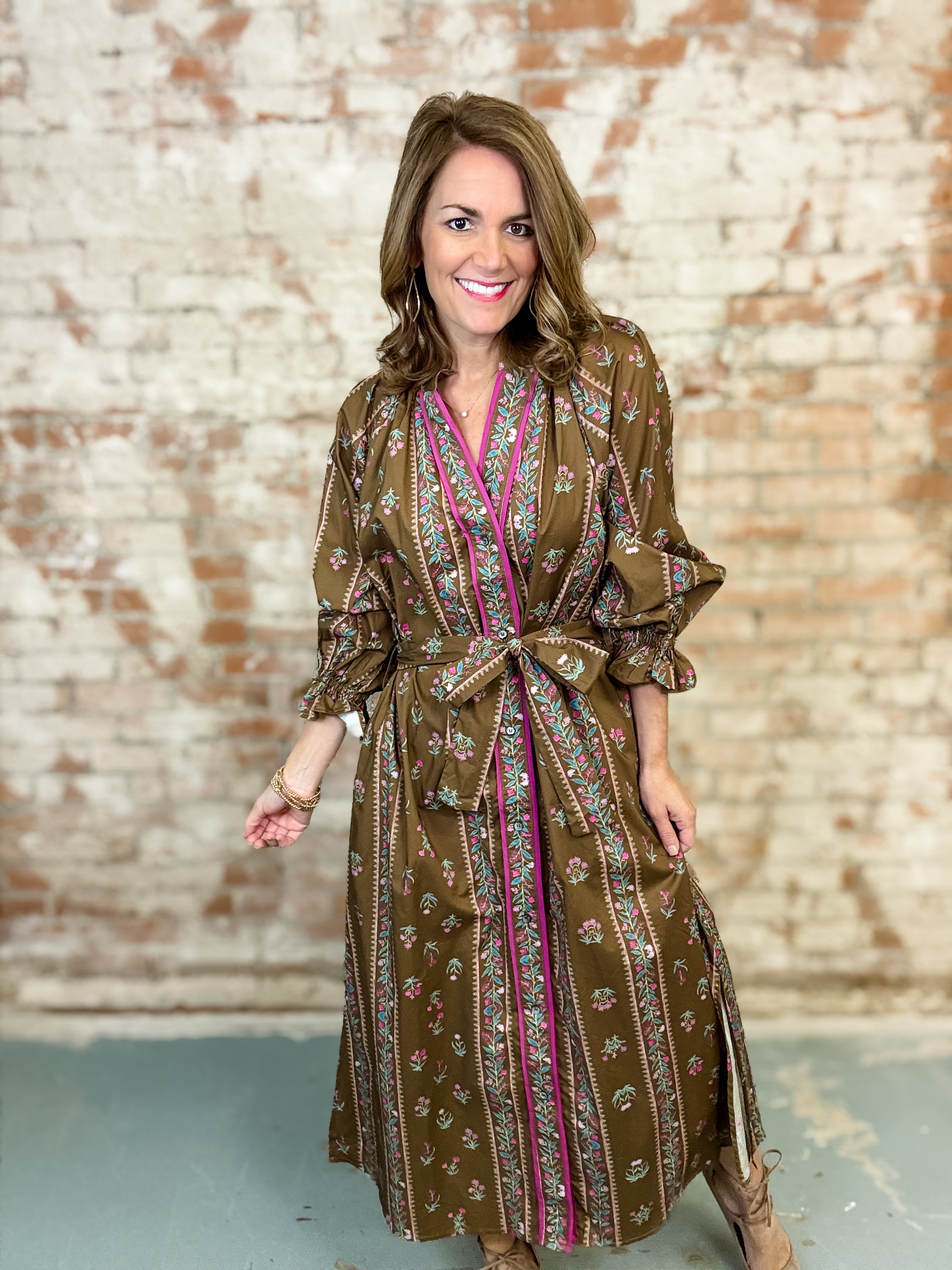 Dellanie Mix Floral Dress