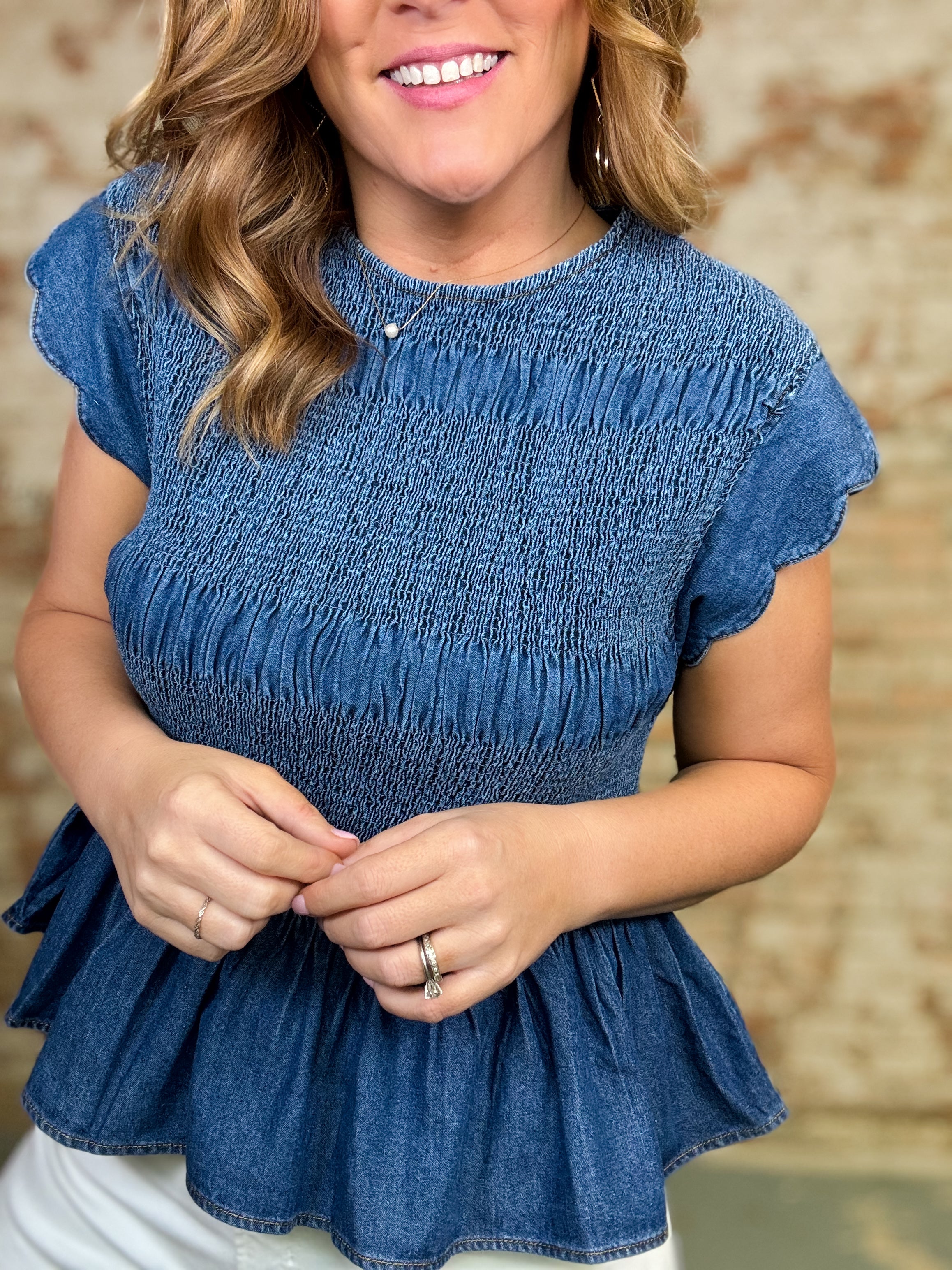 Kynn Peplum Top