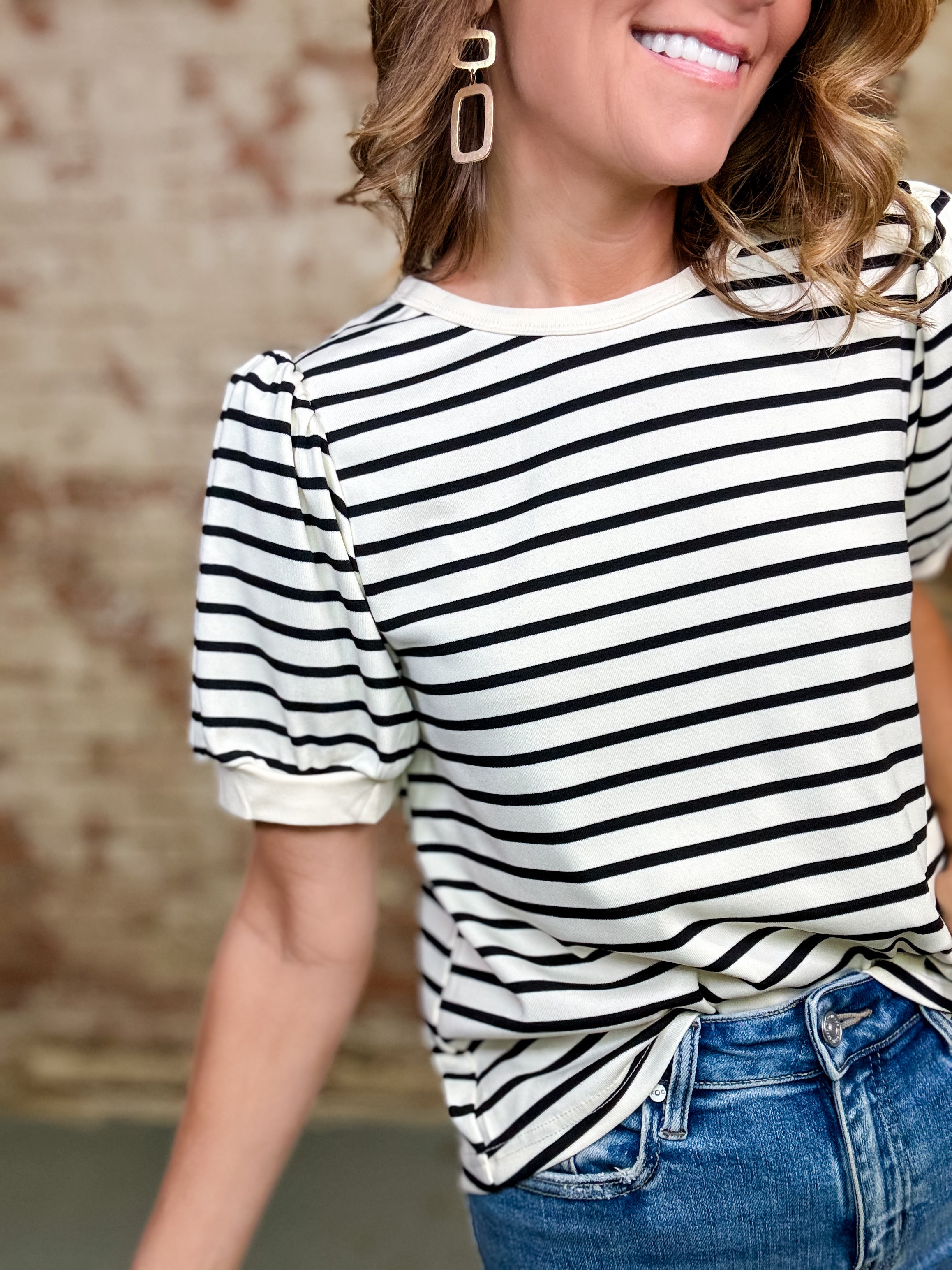 Amie Stripe Top