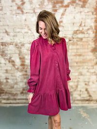 Lenny Corduroy Dress