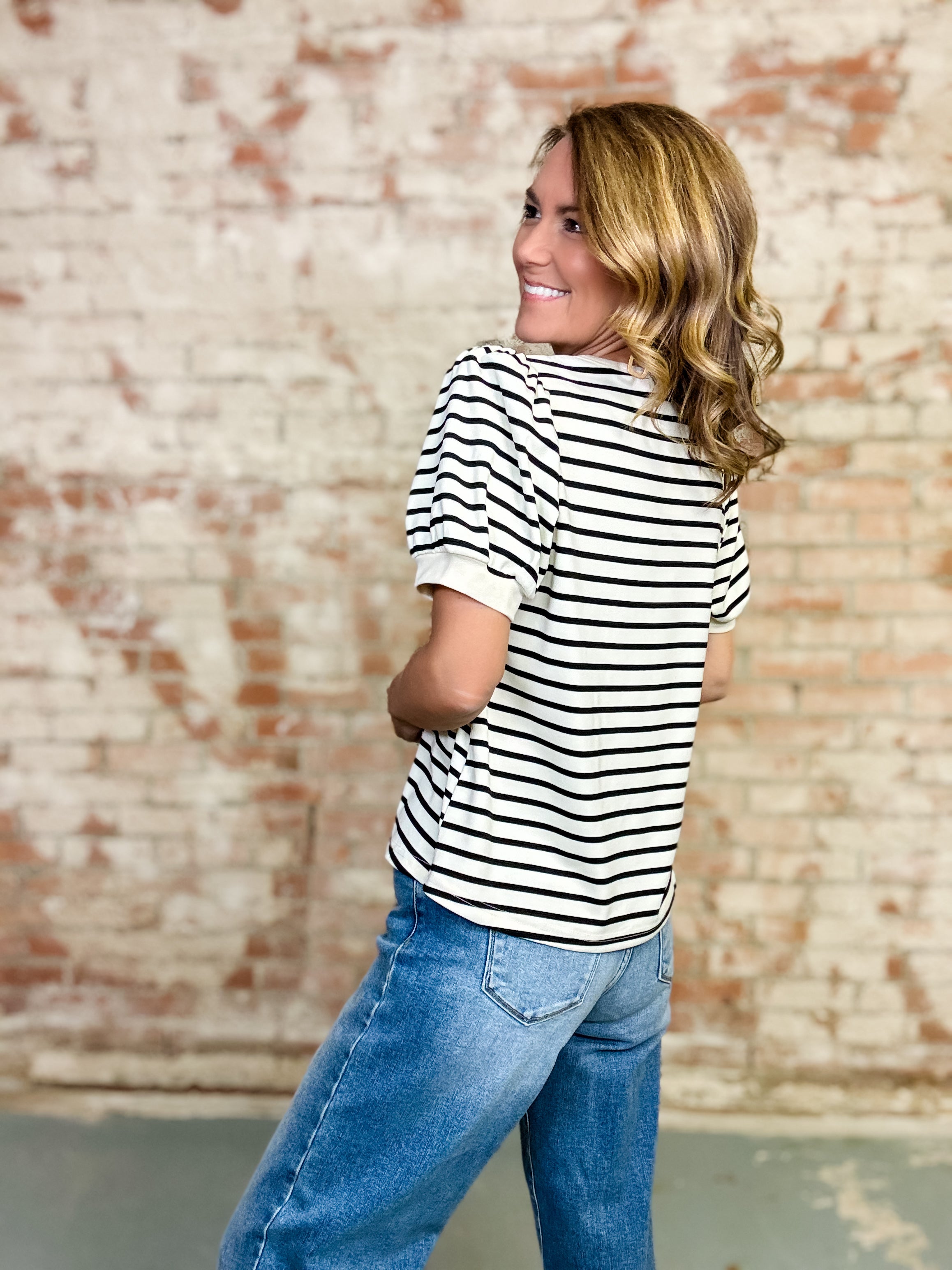 Amie Stripe Top