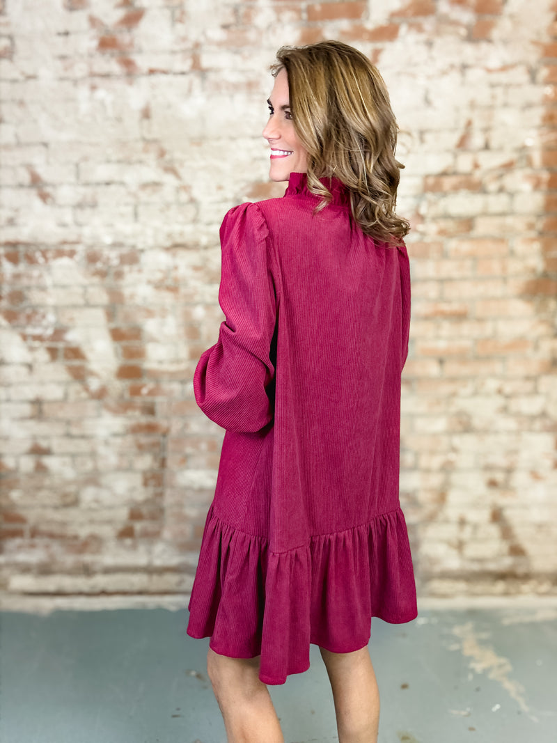 Lenny Corduroy Dress