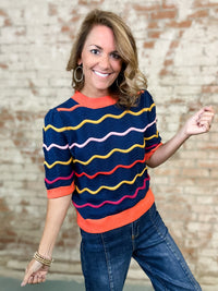 THML Staci Mock Neck Sweater