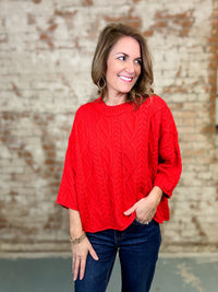 Rosie Cable Knit Sweater